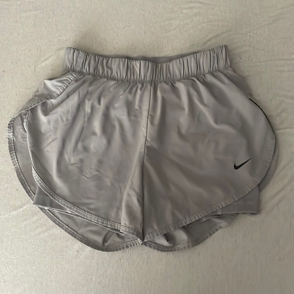 Nike 2 in 1 gray running shorts